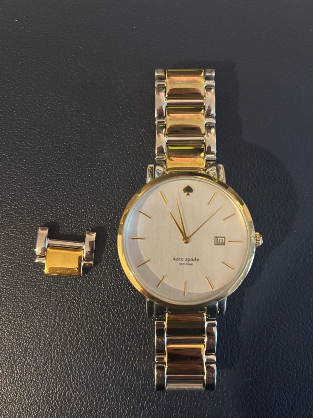 Kate Dpade Gramercy two-tone watch